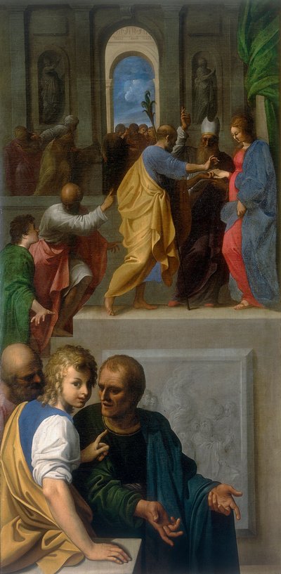 Wedding of the Virgin by Bartolomeo Schedoni